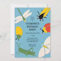 Bug Themed Birthday Party Custom