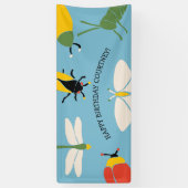 Bug Themed Custom Message Party Banner (Vertikal)