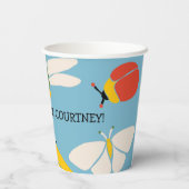 Bug Themed Party Personalisiert Pappbecher (Rückseite)