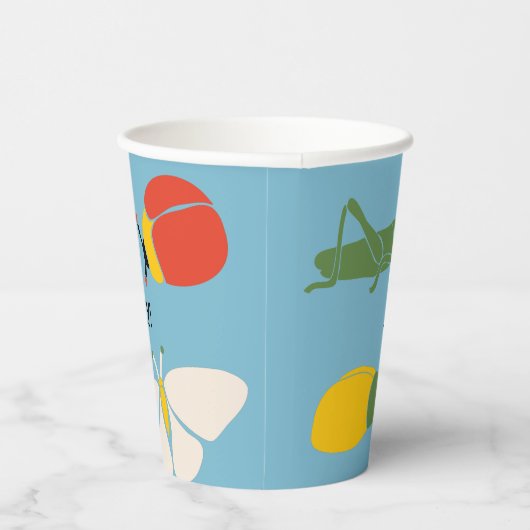 Bug Themed Party Personalisiert Pappbecher (Rechts)