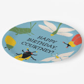 Bug Themed Party Personalisiert Pappteller (Schrägansicht)