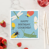 Bug Themed Personalisiert Party Serviette (Beispiel)