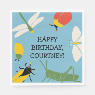 Bug Themed Personalisiert Party Serviette