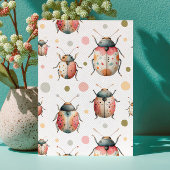 Bug - Themed Whimsical Insekten Niedliche Kinder z Einladung