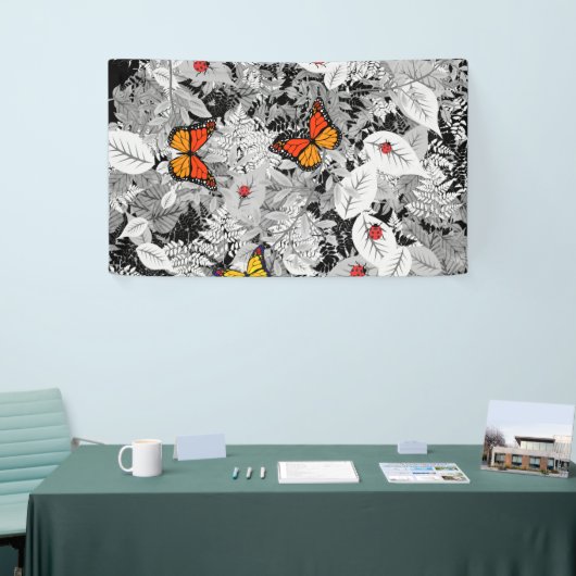 Bug und Blattwerk Banner (Messeveranstaltung)