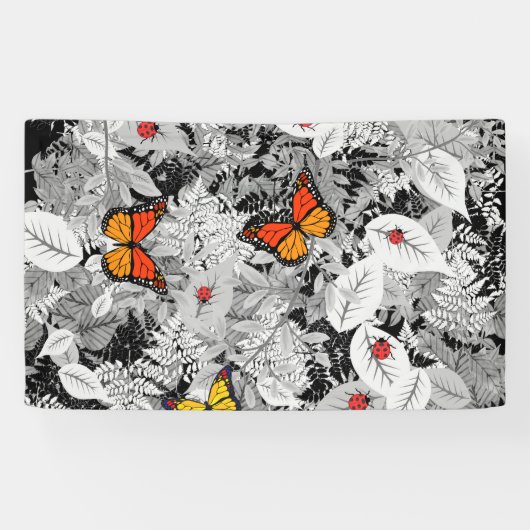 Bug und Blattwerk Banner (Horizontal)