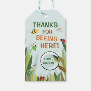 Bug Vielen Dank, dass Sie Tags Insekten im Freien Geschenkanhänger