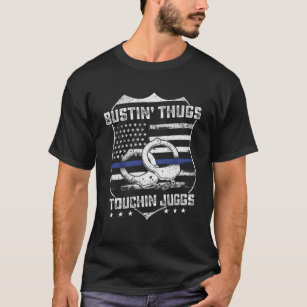 Bug von Schlägern, die die Juggs Police Spaß Gag b T-Shirt