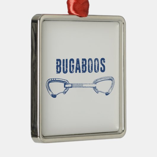 Bugaboos Climbing Quickdrag Ornament Aus Metall (Rechts)