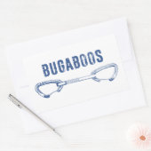 Bugaboos Climbing Quickdrag Rechteckiger Aufkleber (Umschlag)