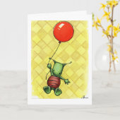 bugball Geburtstag Karte (Gelbe Blume)