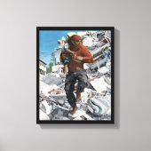 Bugbär Hero Rettung Kinderfantasy Leinwand Print (Vorderseite)