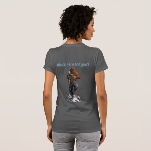 Bugbear Hero Child Rescue Fantasy Art Shirt (Schwarz voll)