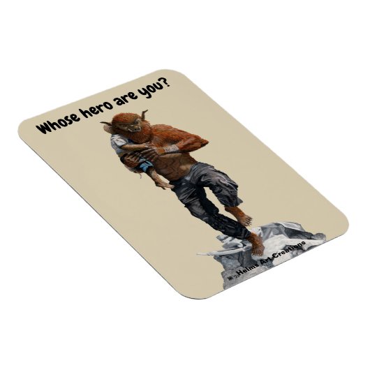 Bugbear Hero Child Rescue Fantasy Flexible Magnet (Rechte Seite)