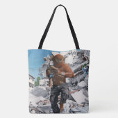 Bugbear hero retcuing Child Fantasy Graphic Tasche (Rückseite)
