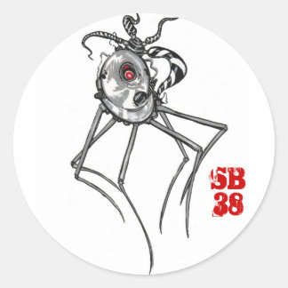 Bugbot-Sticker Runder Aufkleber