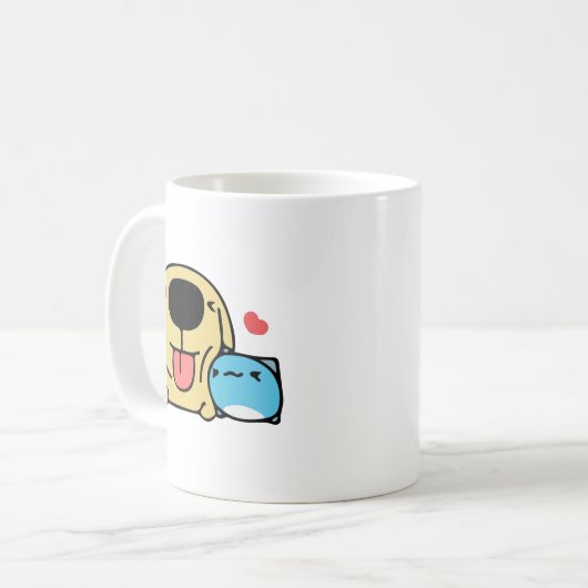 BugCat Capoo cat and DogDog, Kaffeetasse (Vorderseite Links)