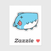 BugCat Capoo cat, Kawaii Comic Cat Aufkleber (Blatt)