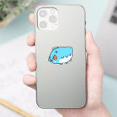 BugCat Capoo cat, Kawaii Comic Cat Aufkleber (Telefon)