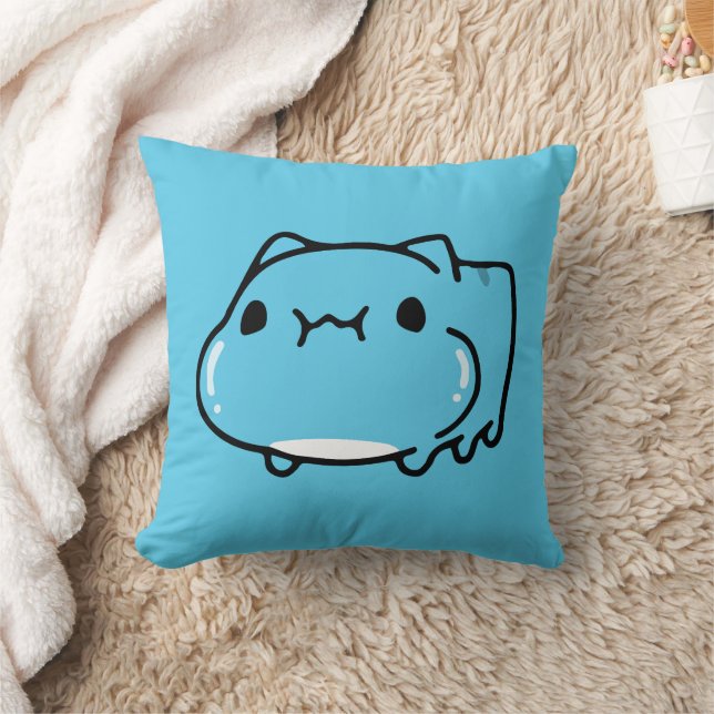 BugCat Capoo cat, Kawaii Comic Cat Kissen (Decke)