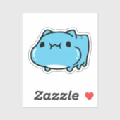 BugCat Capoo cat, Kawaii Comic Cat Liebe Aufkleber (Blatt)