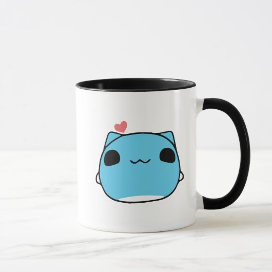 BugCat Capoo cat, Kawaii Comic Cat Liebe Tasse (Rechts)