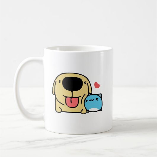 BugCat Capoo Katze und DogDog, Kaffeetasse (Links)