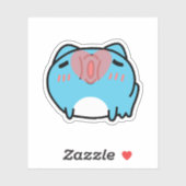 BugCat Capoo kiss Aufkleber (Blatt)