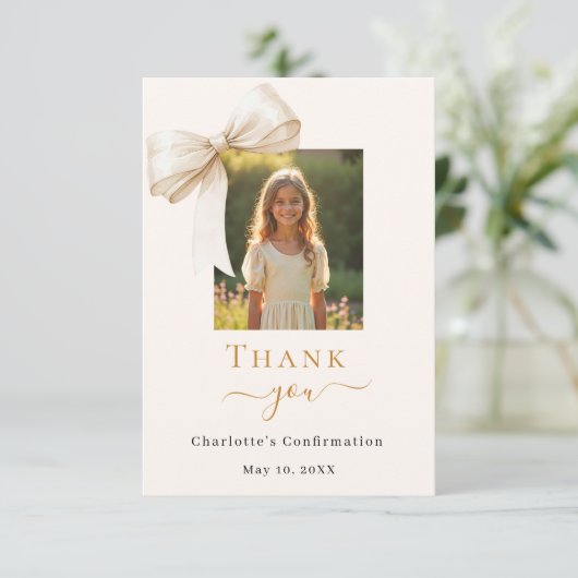 Bugcreme Dankeskarte (Stehend Vorderseite)