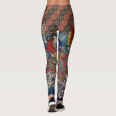 Bugeishi kämpfende Seeungeheuer Leggings (Rückseite)
