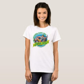 Bügel-Behälter der Damen-Spagetti (Limon) T-Shirt (Vorne ganz)