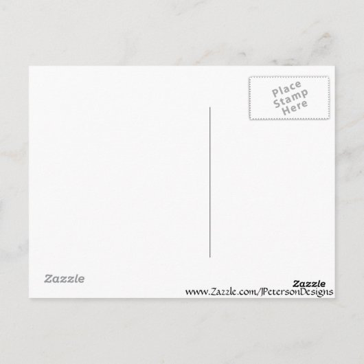 Bügel Postkarte (Rückseite)