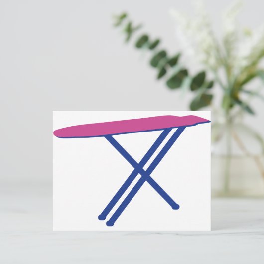 Bügelbrett Postkarte (Stehend Vorderseite)