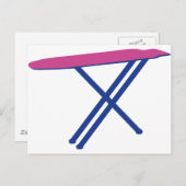 Bügelbrett Postkarte (Vorne/Hinten)