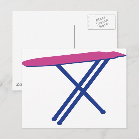 Bügelbrett Postkarte (Vorne/Hinten)