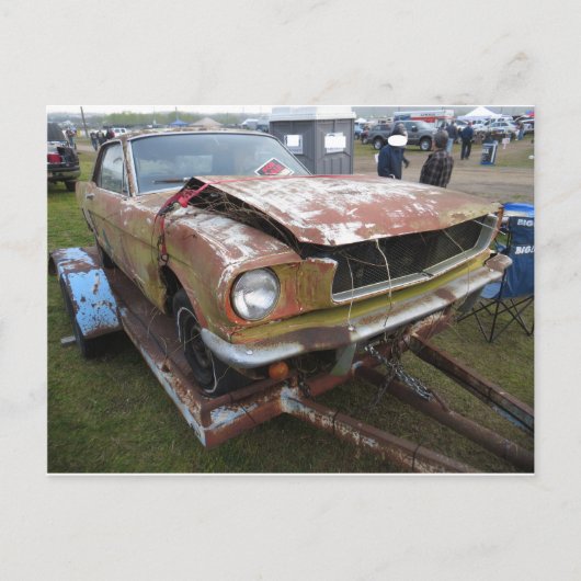 Bügeleisen mit abgefedertem Gehäuse Postkarte (Vorderseite)