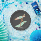 Bügeleisen und -brett, Hausarbeit Pappteller (Party)