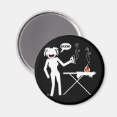 Bügelknopf und -Schlüsselanhänger Magnet (Vorderseite/Rückseite)