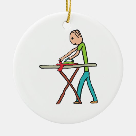 Bügeln Keramik Ornament (Vorne)