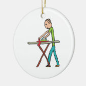 Bügeln Keramik Ornament (Links)