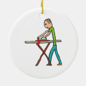 Bügeln Keramik Ornament (Hinten)