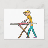 Bügeln Postkarte (Vorderseite)