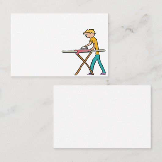 Bügeln Visitenkarte (Vorne/Hinten)