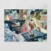 Bügelnde Frau, 1912 Postkarte (Vorderseite)