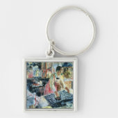 Bügelnde Frau, 1912 Schlüsselanhänger (Vorne)