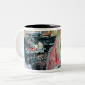 Bügelnde Frau, 1912 Zweifarbige Tasse (Vorderseite Links)