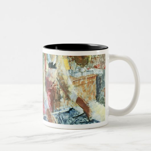 Bügelnde Frau, 1912 Zweifarbige Tasse (Rechts)