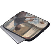 Bügelnde Frau Edgar Degass |, c.1876-87 Laptopschutzhülle (Vorne Knopf)