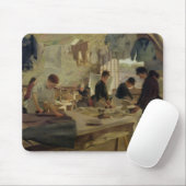 Bügelnde Werkstatt in Trouville, 1888 Mousepad (Mit Mouse)