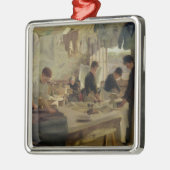 Bügelnde Werkstatt in Trouville, 1888 Ornament Aus Metall (Links)